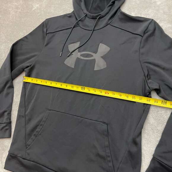 UNDER ARMOUR OVERSIZED HOODIE MENS SIZE LARGE BLACK - Picture 4 of 8